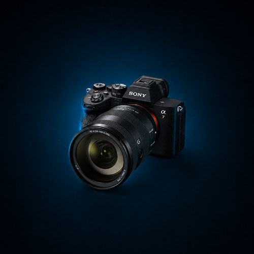 photo studio with camera